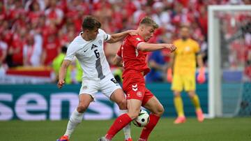 Eurocopa 2024: Eslovenia y Dinamarca protagonizaron el primer empate del torneo