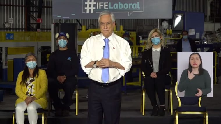 IFE Laboral: Presidente Sebastián Piñera anunció inicio de pago del beneficio
