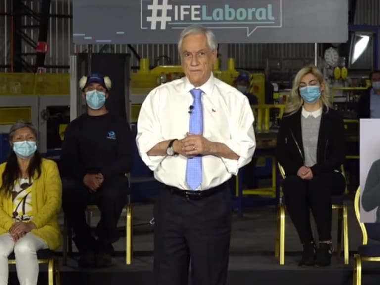 IFE Laboral: Presidente Sebastián Piñera anunció inicio de pago del beneficio