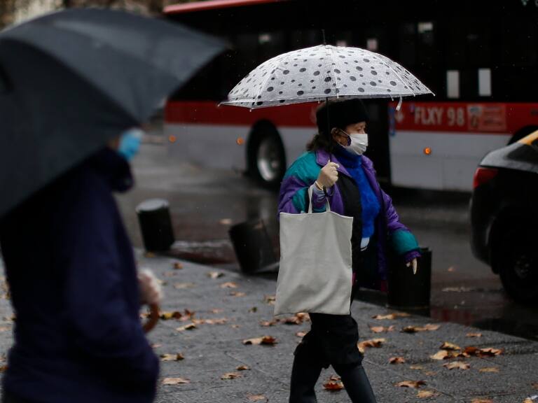 Lluvia en Santiago