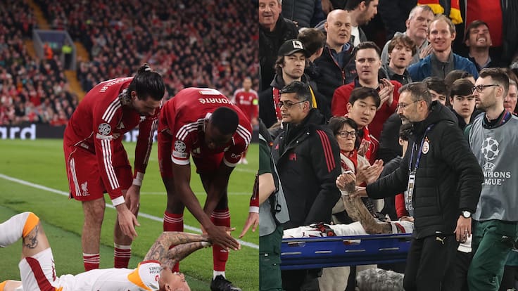 Impacto en la Champions League: la terrible lesión que sufrió Noa Lang ante Liverpool