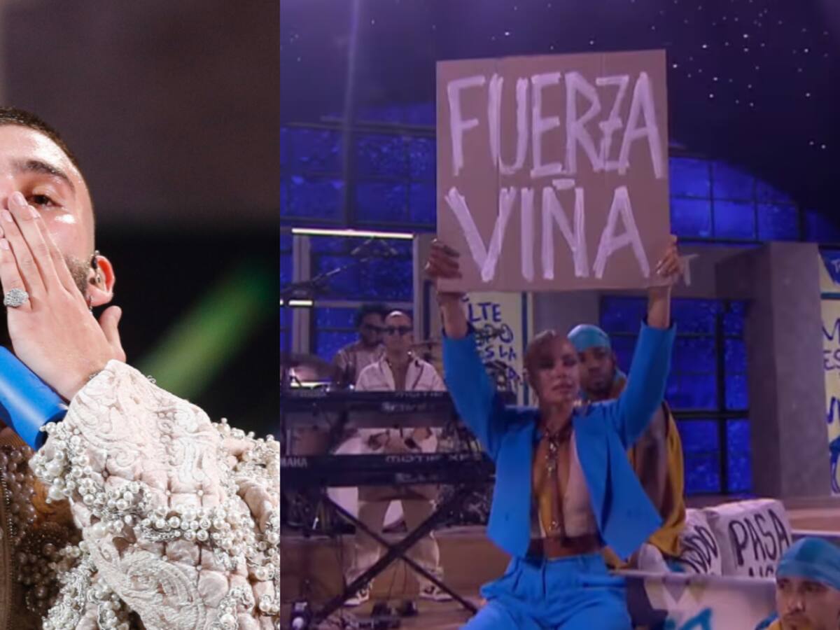 “Con todo lo que han sufrido...”: Manuel Turizo explica el origen del cartel que mostró en Viña 2024 en apoyo a los damnificados