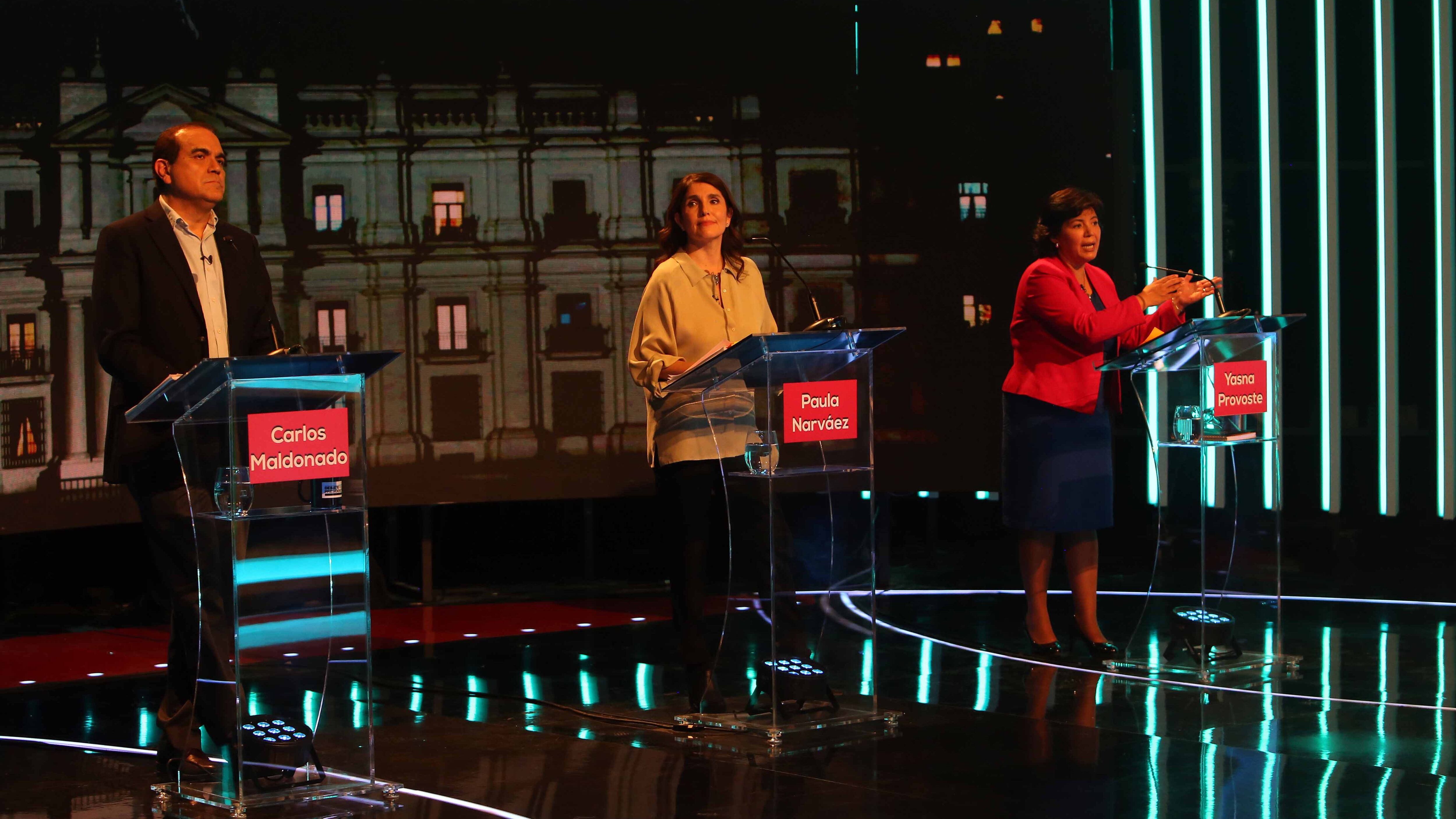 Así fue el debate presidencial televisivo de Unidad Constituyente