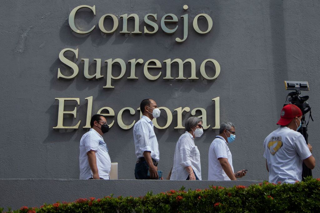 La sede del Consejo Supremo Electoral en Managua