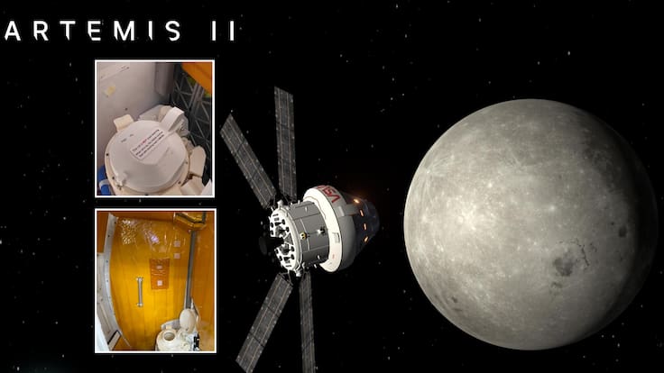 Fallos en inodoro y problemas con el agua: los primeros inconvenientes que ha experimentado Artemis II