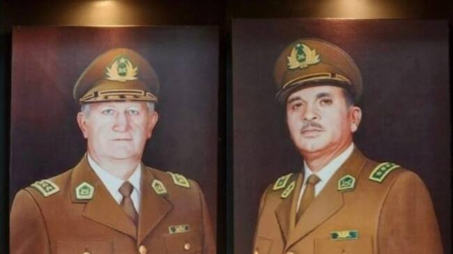 X @lmrendon | Retratos de César Mendoza y Rodolfo Stange