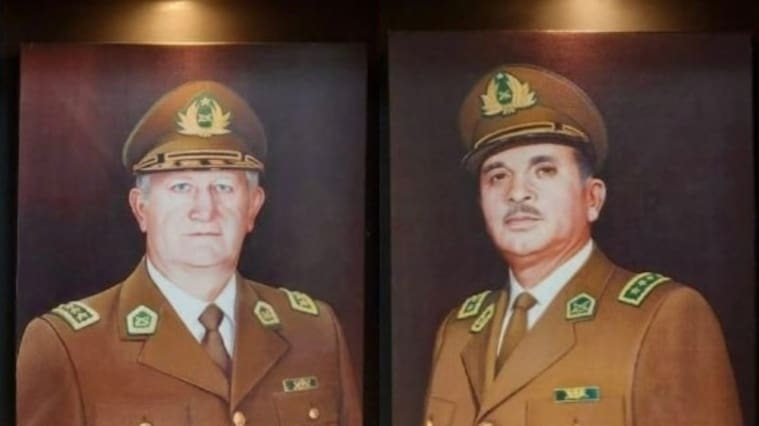 X @lmrendon | Retratos de César Mendoza y Rodolfo Stange