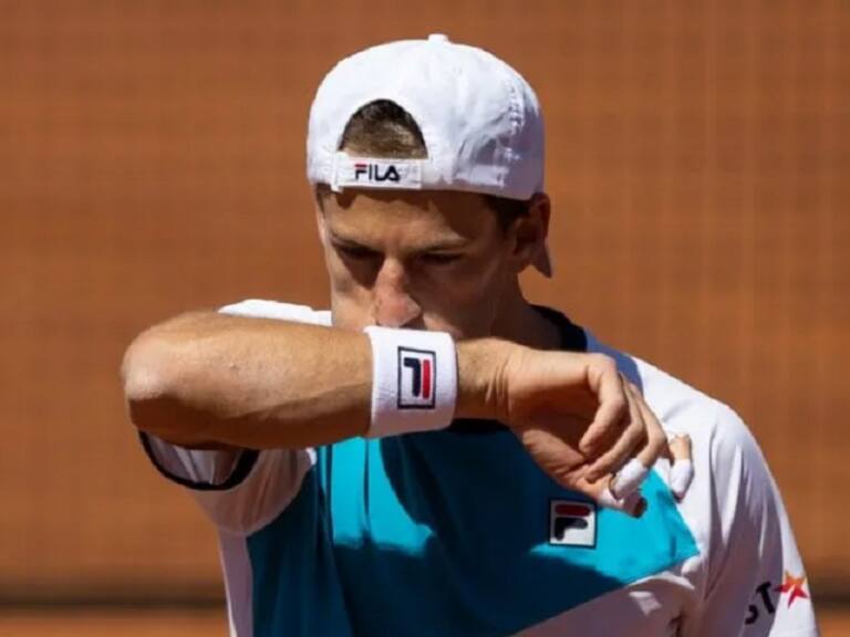 Diego Schwartzman en su momento más crítico: ahora se despidió en primera ronda de un challenger