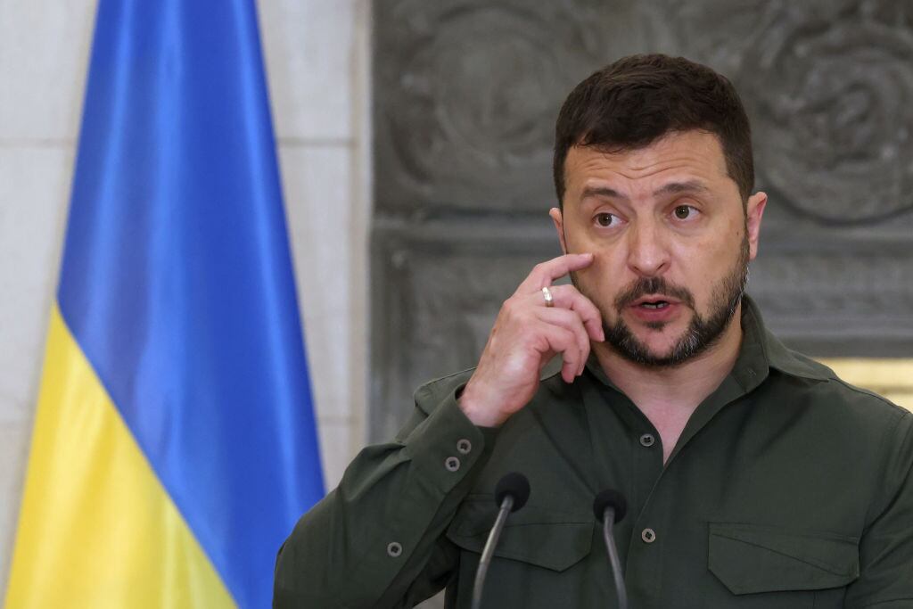El presidente ucraniano Volodimir Zelenski en Europa
