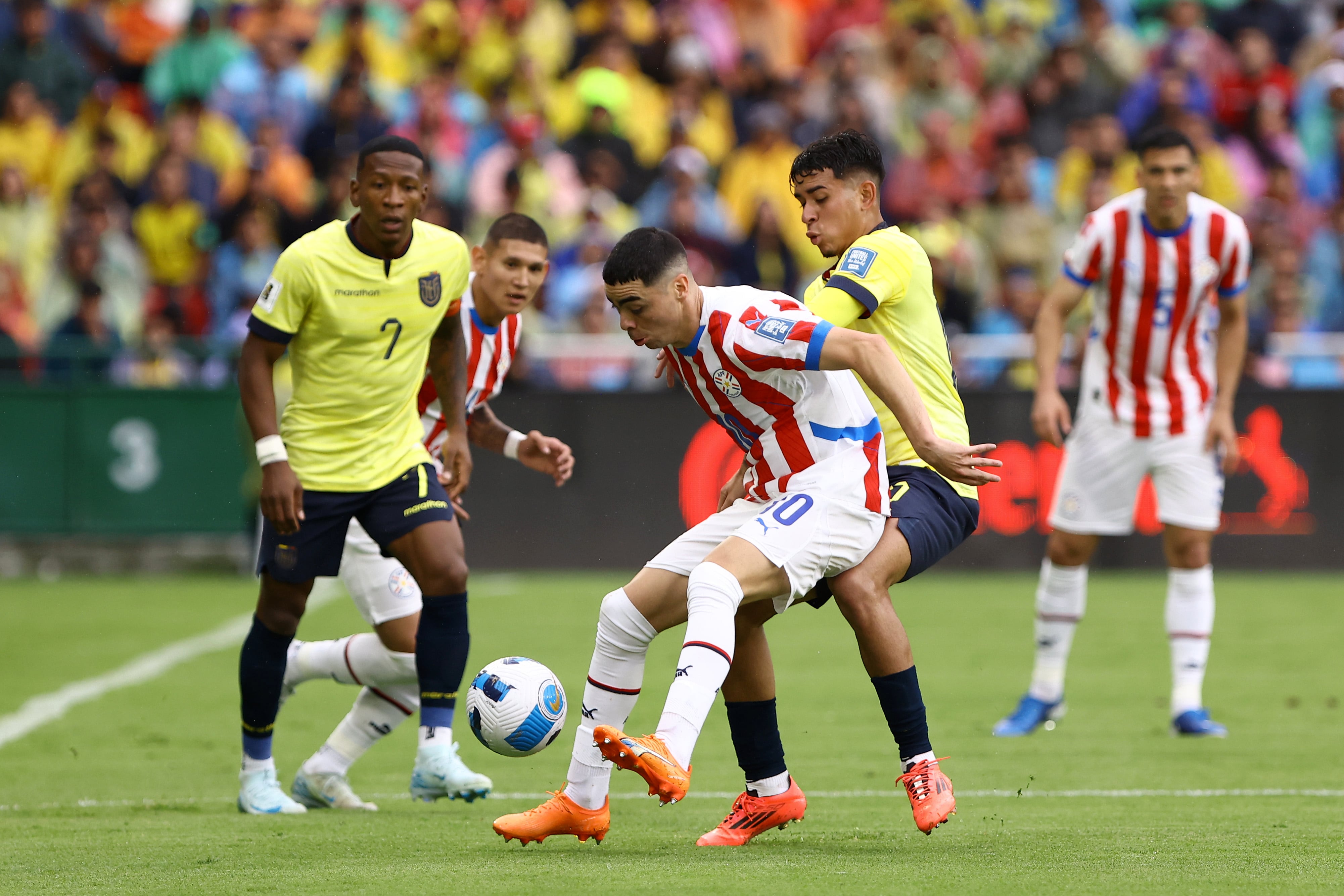 Paraguay rescata un empate en Quito ante Ecuador por las Eliminatorias 2026 | Getty Images