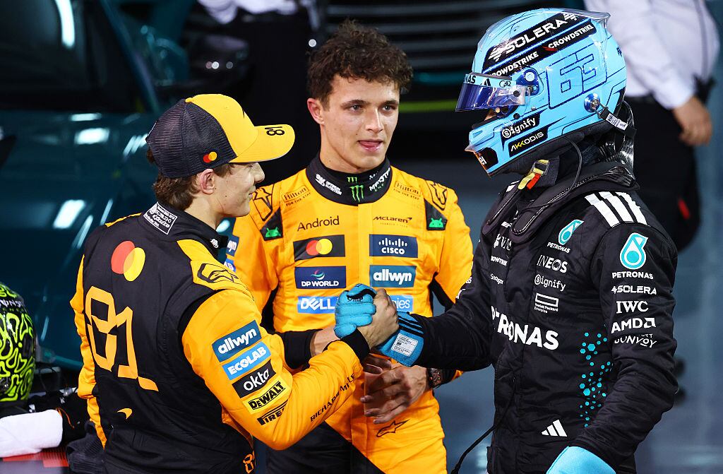 George Russell y Lando Norris lideraron las primeras prácticas libres del GP de Austria