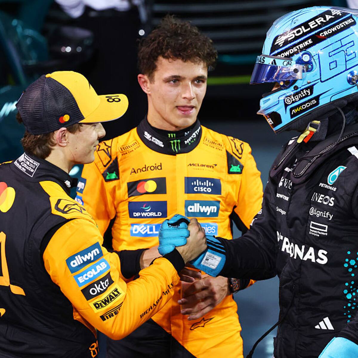 La amenaza es en serio: George Russell y Lando Norris lideraron las primeras prácticas libres del GP de Austria