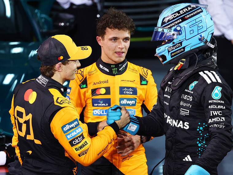 George Russell y Lando Norris lideraron las primeras prácticas libres del GP de Austria
