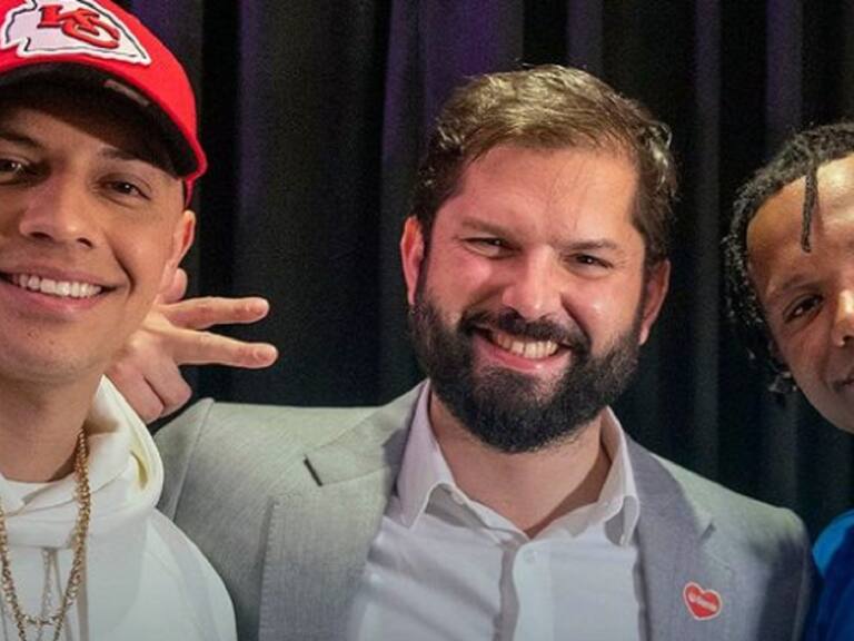 Ultra fan: Polimá Westcoast contó la trastienda de sus fotos con Gabriel Boric en la Teletón