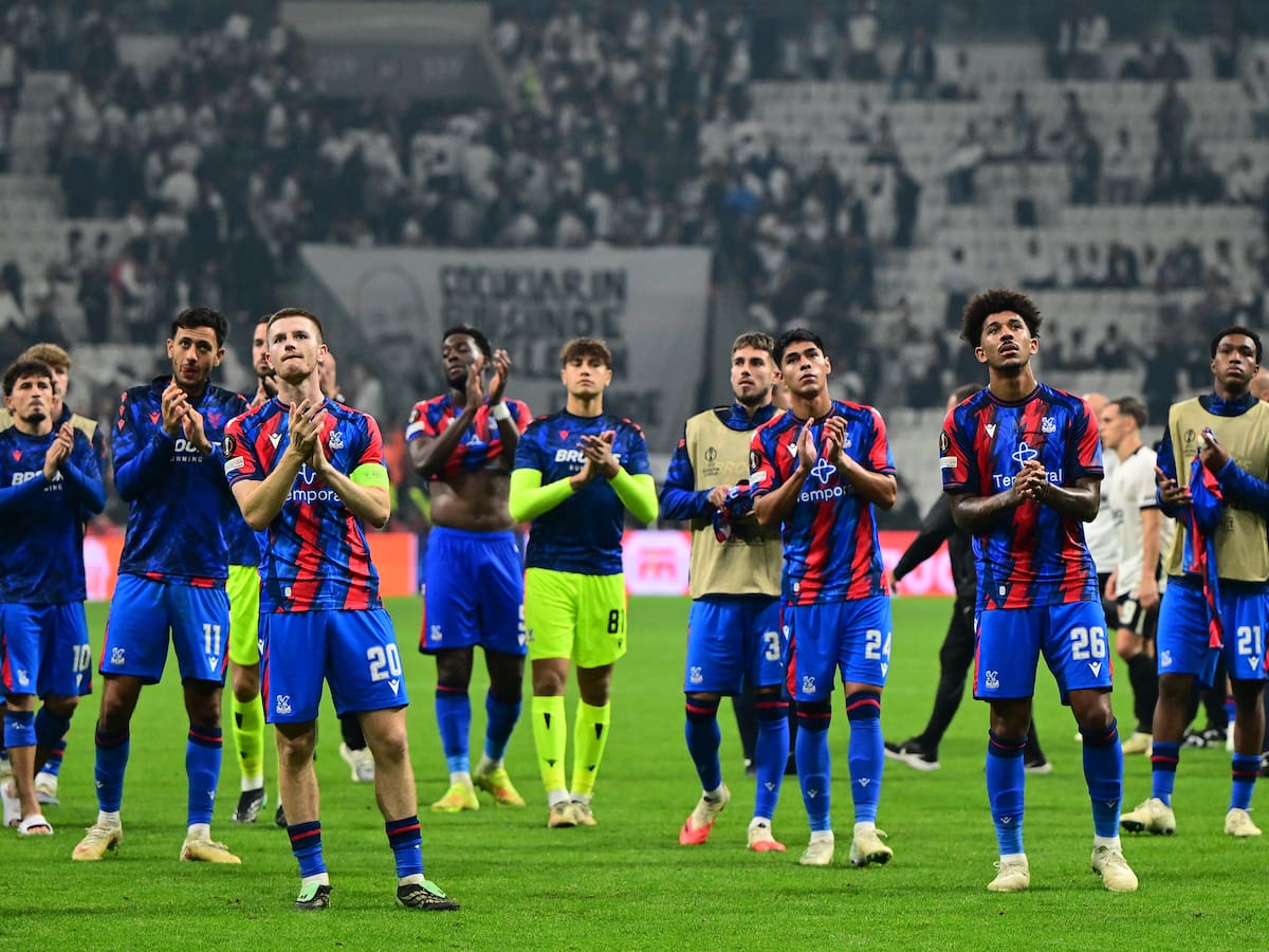 Darío Osorio volvió a jugar en la Europa League y así le fue al Crystal Palace: resultado final