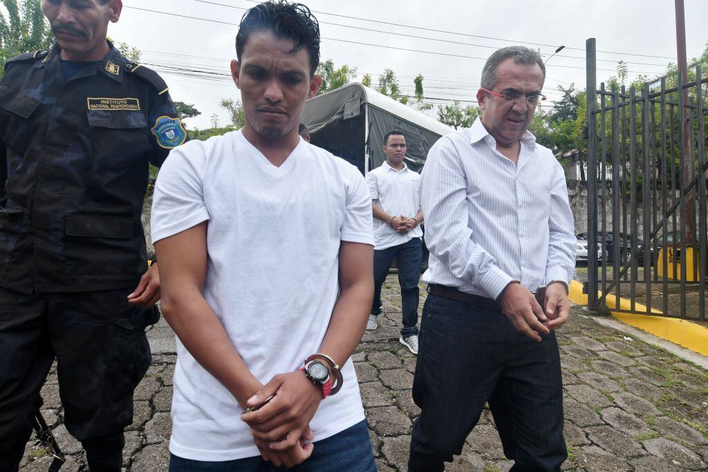 Acusados del asesinato de Berta Cáceres llegan a la corte en Tegucigalpa