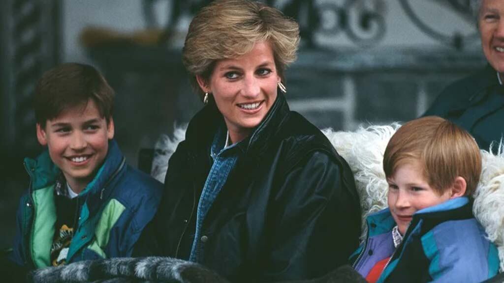Lady Di William y Harry