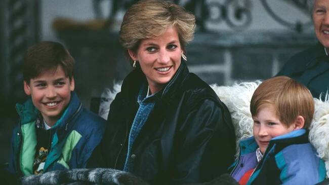 Lady Di William y Harry