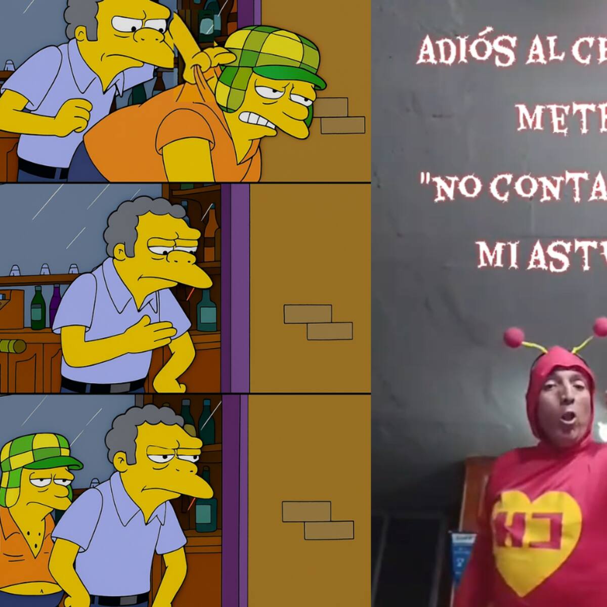 ¡No contaban con mi astucia!: reportan nueva aparición del Chavo del Metro, esta vez vestido como el Chapulín Colorado