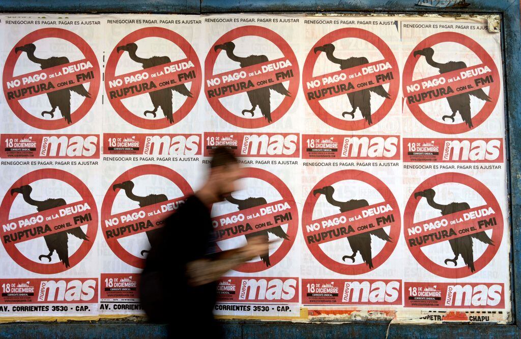 Protestas contra el FMI en Argentina