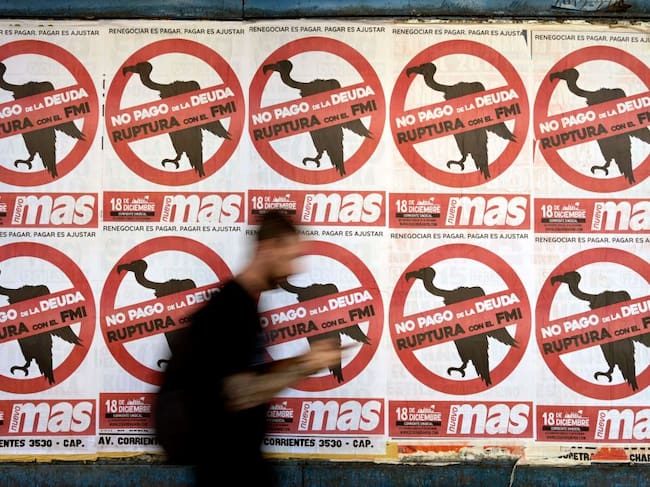 Protestas contra el FMI en Argentina
