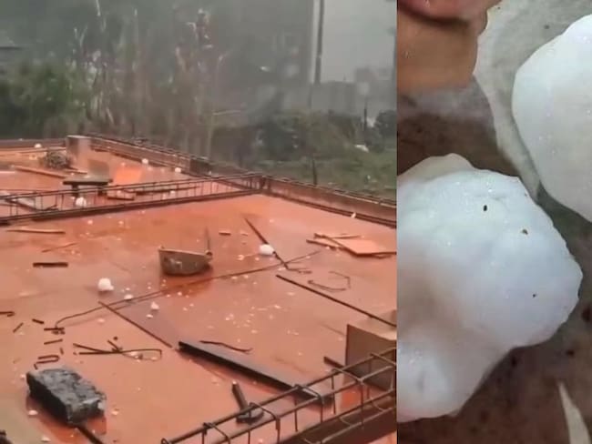 Con granizos del tamaño de una pelota de tenis y varios destrozos: las brutales imágenes que dejó una tormenta en China