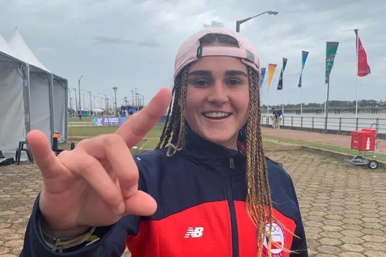 La emoción de Ignacia Holscher tras su medalla en Santiago 2023