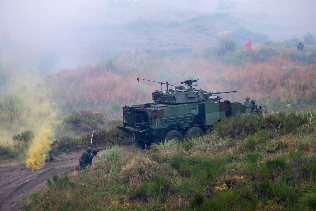 Militares de Taiwán participan de ejercicios en la isla