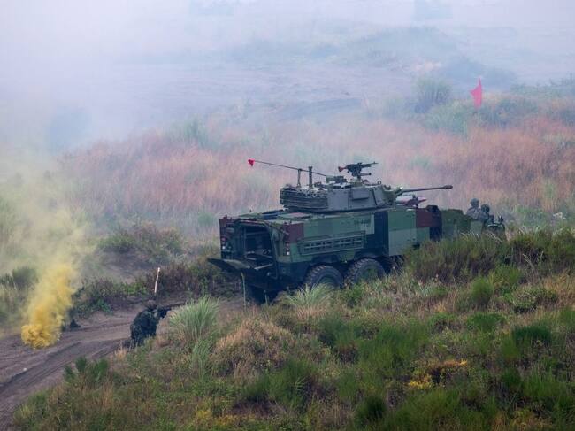 Militares de Taiwán participan de ejercicios en la isla