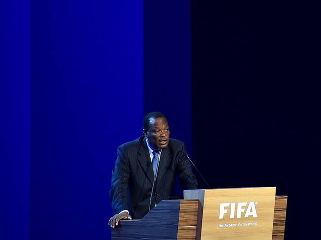 El dirigente del fútbol haitiano Yves Jean-Bart