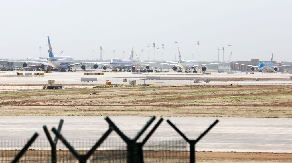 Los viajes internacionales en el aeropuerto de Pekín