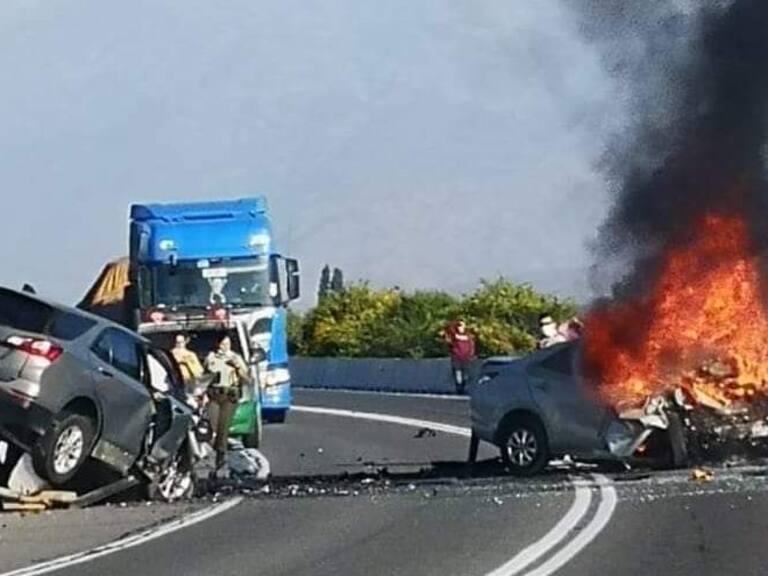 Accidente de tránsito registrado en la ruta 60 camino a Valparaíso dejó una persona fallecida