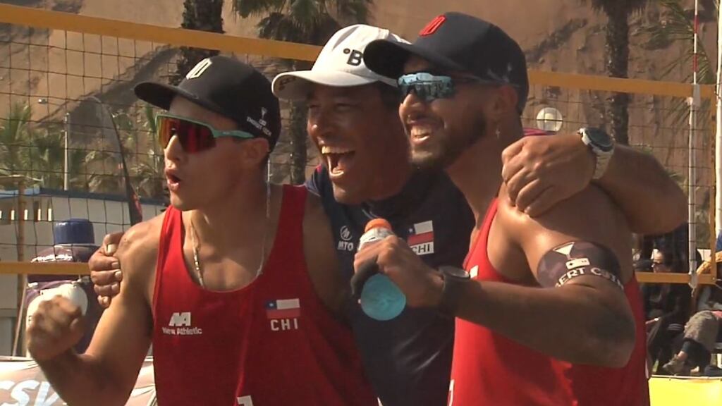 Noé Aravena y Vicente Droguett ganan la primera etapa del Circuito Sudamericano de voleibol playa 2023-2024