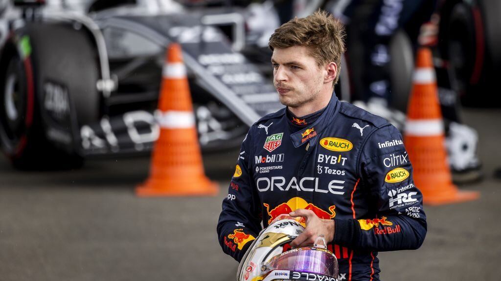 SILVERSTONE - Max Verstappen (Oracle Red Bull Racing) after the F1 Grand Prix of Great Britain at Silverstone on July 3, 2022 in Silverstone, England. REMKO DE WAAL (Photo by ANP via Getty Images)