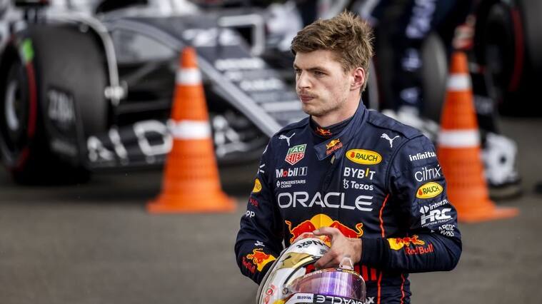 SILVERSTONE - Max Verstappen (Oracle Red Bull Racing) after the F1 Grand Prix of Great Britain at Silverstone on July 3, 2022 in Silverstone, England. REMKO DE WAAL (Photo by ANP via Getty Images)