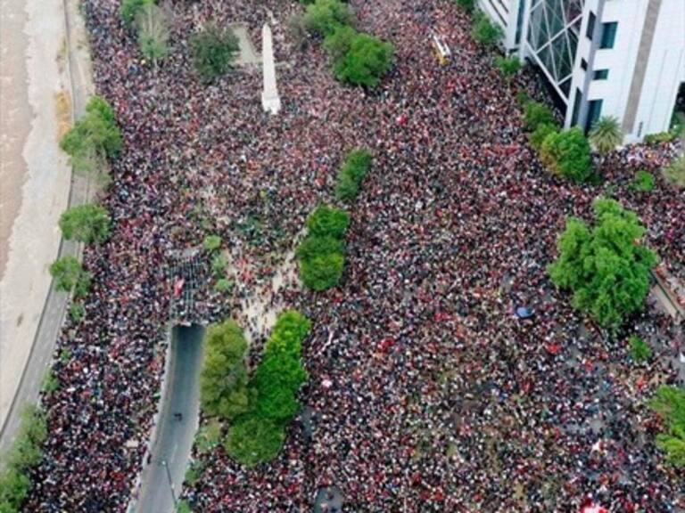 Timelapse muestra en dos minutos la marcha más grande de Chile