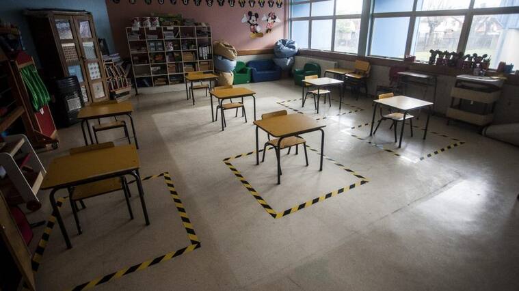 04 DE AGOSTO DE 2020 / OSORNOPlan de Retorno: Cómo serán las nuevas salas de clases en tiempos de pandemia. El Colegio Juan Ricardo Sánchez realizó una adecuación en la infraestructura del establecimiento educacional para el posible retorno presencial a clases durante la pandemia que vive el país.
FOTO: FERNANDO LAVOZ / AGENCIAUNO