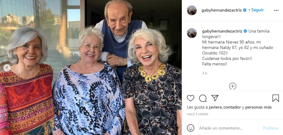 Las canas nos sientan bien: Gaby Hernández compartió feliz retrato con sus hermanas