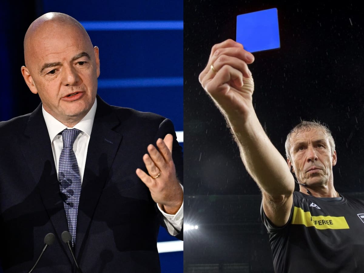 La FIFA descarta el uso de la tarjeta azul en el fútbol profesional