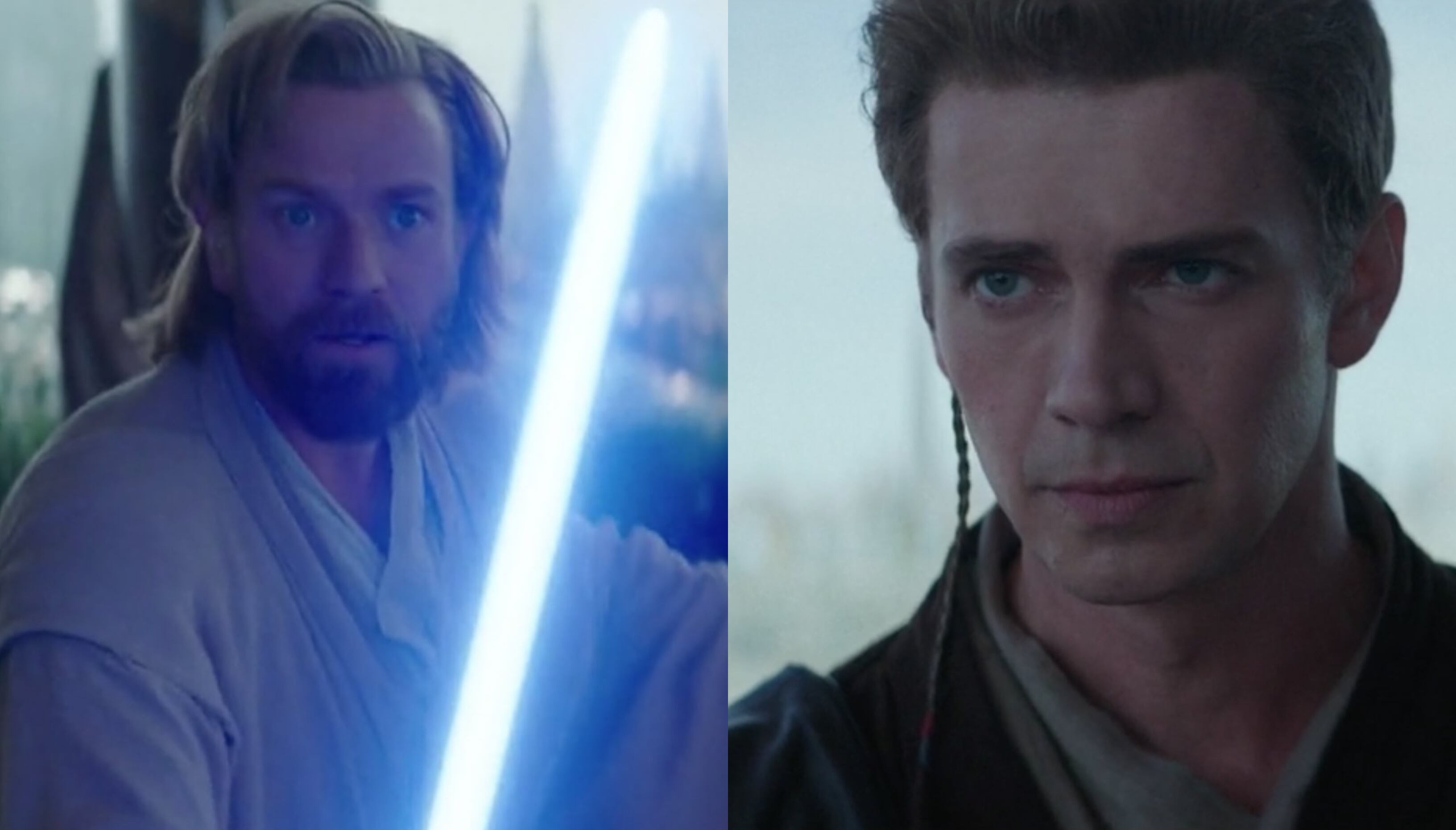 Obi-Wan y Anakin en el recuerdo de Vader.