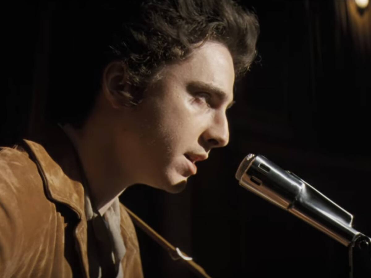 “Un completo desconocido”: Timothée Chalamet se luce como Bob Dylan en primer tráiler de la película del cantante