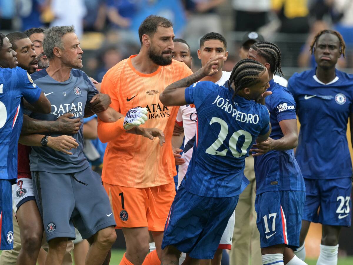 Luis Enrique protagoniza pelea tras perder la final del Mundial de Clubes 2025 con el PSG