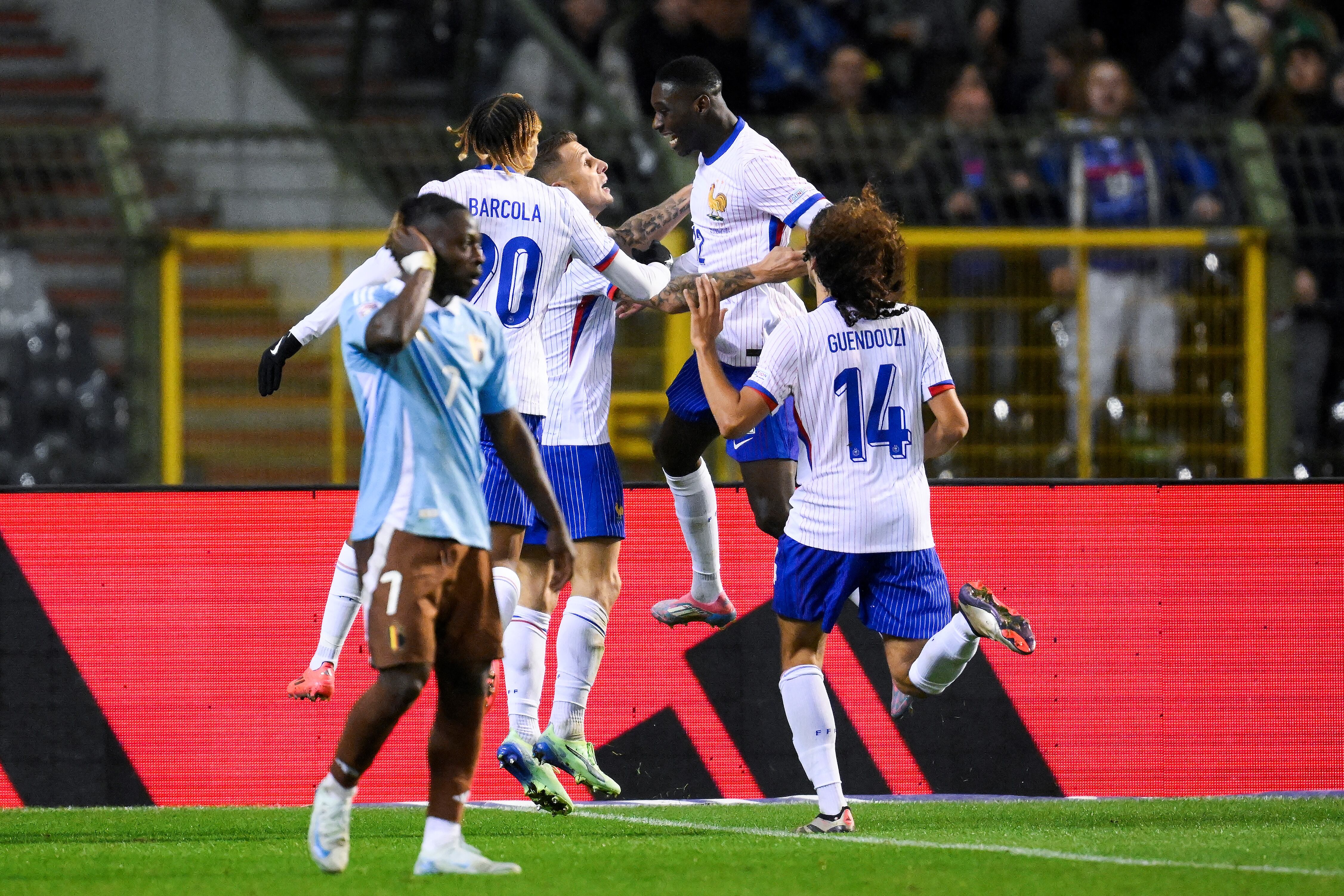 Francia superó a Bélgica en Bruselas y se ilusiona con el paso a 4tos de final de la Nations League | Getty Images