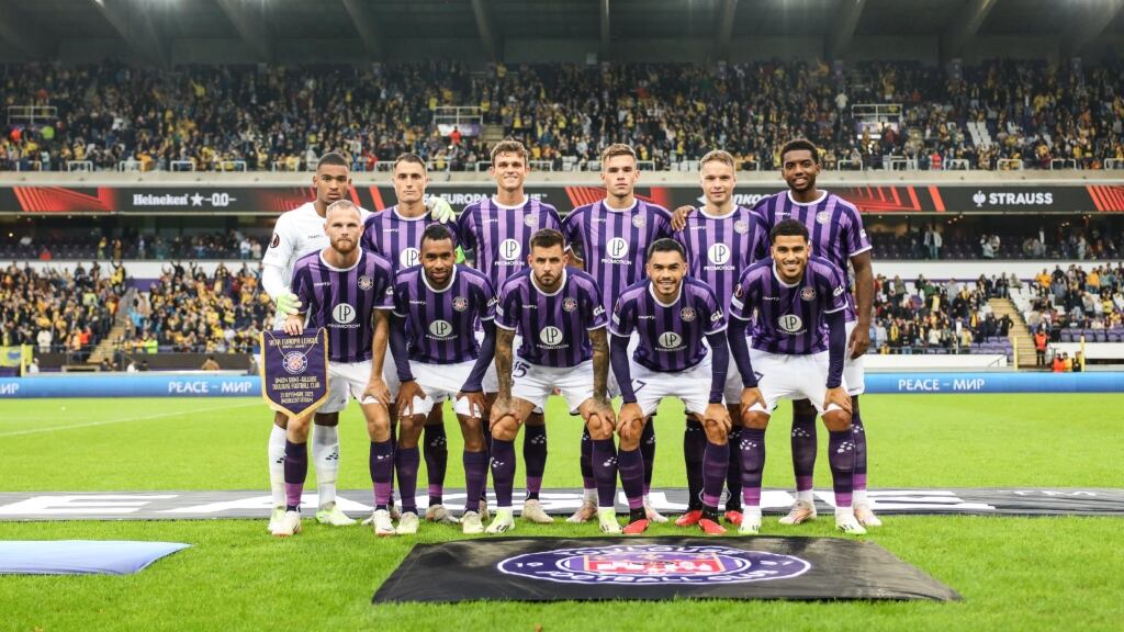 Gabriel Suazo debuta como titular en Europa League para el empate del Toulouse ante Unión Saint-Gilloise