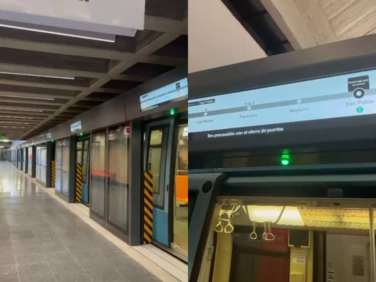 Metro inicia pruebas de puertas en andén de Línea 1: San Pablo marca el arranque del proyecto