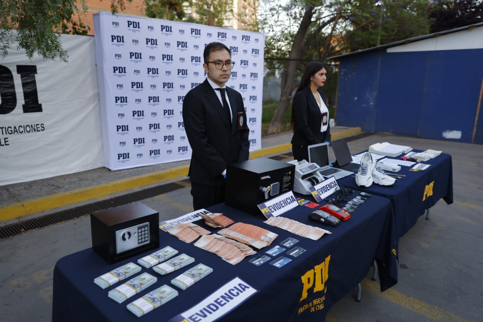 Parte de las evidencias recuperadas en el operativo. / Agencia Uno.
