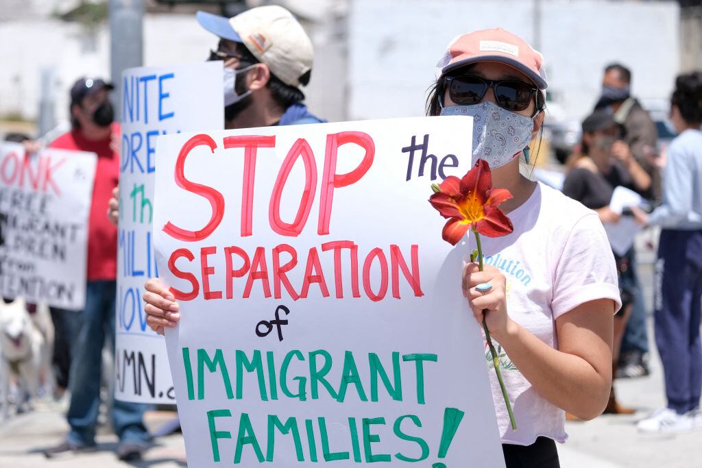 Protesta contra la separación de familias en la frontera de EEUU