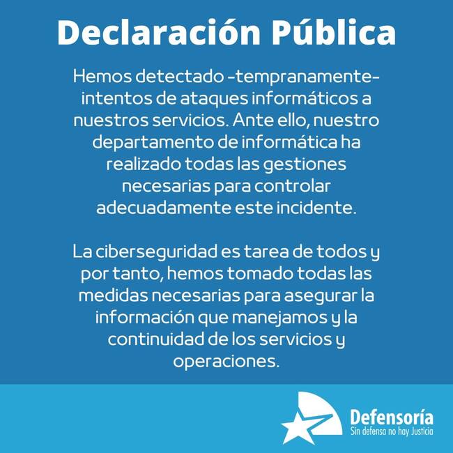 Crédito: Defensoría Penal Pública.