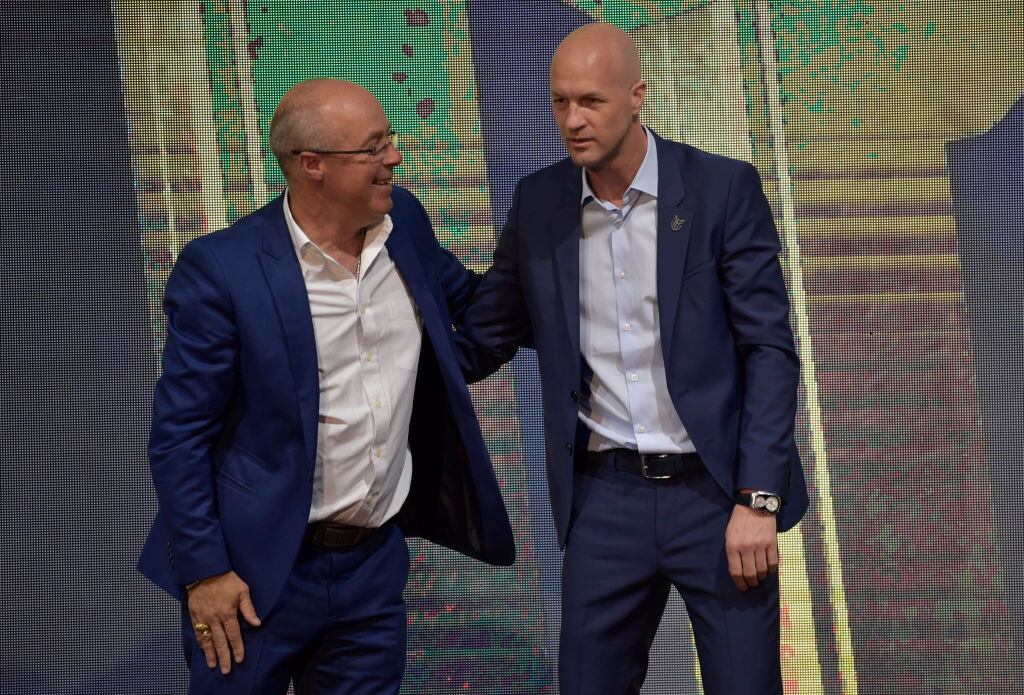 La presentación del DT en Ecuador