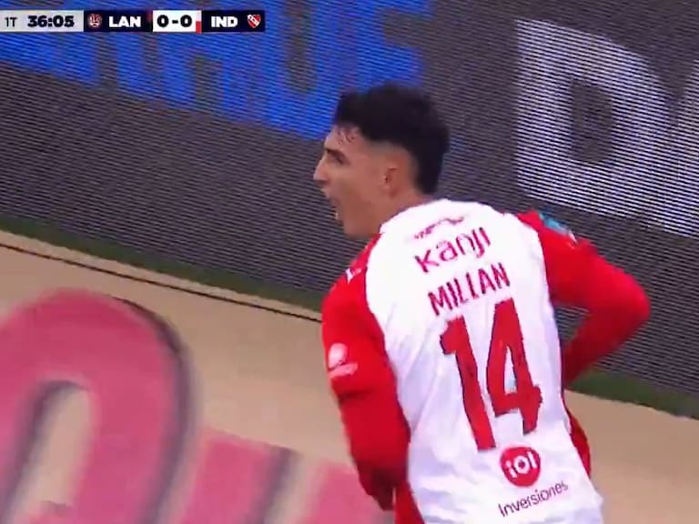 Lautaro Millán deslumbra con doblete en medio de la crisis de Independiente